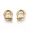 Brass Charms ZIRC-I037-01Q-G-2