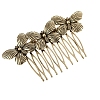 Butterfly Alloy Hair Combs PW-WGF37AD-03-1