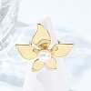 Opaque Acrylic Imitation Pearl Finger Rings RJEW-P177-03B-G-1