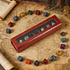 7-Slot Imitation Leather Dice Organizer Boxes with Magnetic Visible Window Lid ODIS-WH0079-105C-5