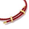 Adjustable Polyester Cord Braided Bracelets BJEW-Z085-01G-04-3