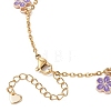 Alloy Enamel Charm Bracelets BJEW-JB13169-03-4