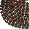 Natural Tiger Eye Beads Strands G-K389-E52-01-3