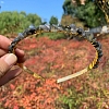 Natural Labradorite  Hair Bands PW-WGC1C33-54-1