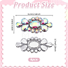 6Pcs Glass Rhinestone DIY-WR0001-11B-2