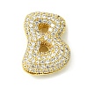 Rack Plating Brass Cubic Zirconia Pendants KK-S378-02G-B-1