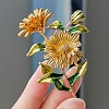 Daisy Enamel Pins PW-WG5C28D-03-1