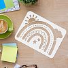 Plastic Reusable Drawing Painting Stencils Templates Sets DIY-WH0172-415-3