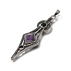 Natural Amethyst Big Pendants GG-CBA7610-01AS-03-2