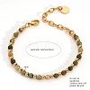 Bohemian Style Natural Indian Agate Round Beaded Bracelets for Women JU9810-6-2