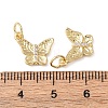 Brass Micro Pave Cubic Zirconia Pendants KK-C143-36B-G-3