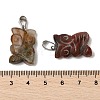 Natural African Bloodstone Pendants G-B127-09P-05-4