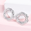 304 Stainless Steel Stud Earrings for Women EJEW-K306-05P-3