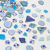 500G 4 Styles Mosaic Tiles Porcelain Cabochons DIY-SP0007-73-6