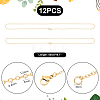 PVD Vacuum Plating 304 Stainless Steel Cable Chain Necklaces NJEW-UN0001-45G-4