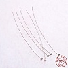 925 Sterling Silver Flat Head Pins STER-K017-40mm-S-2