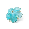 Handmade Glass Seed Beaded Sakura Pendants PALLOY-MZ00763-05-4