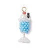 Glass Seed Beaded Pendants PALLOY-MZ01269-02-1