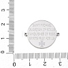 Religion 304 Stainless Steel Connector Charms STAS-I368-03P-01-3
