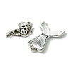 48Pcs 6 Styles Tibetan Style Alloy Pendant DIY-FS0005-72-3