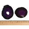 Natural Agate Nuggets Slice Links Connector Charms G-E022-M05-3