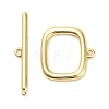 Brass Toggle Clasps KK-L229-011G-4