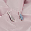 Leaf Alloy Enamel Pendant Necklaces & Stud Dangle Earrings Sets WG51EEA-01-4