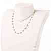 Daisy Link Chain Necklaces & Bracelets Jewelry Sets SJEW-JS01138-02-6
