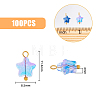 100Pcs Glass Charms FIND-HY0001-41-2