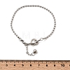 304 Stainless Steel Ball Chain Bracelets for Women BJEW-D407-04P-2