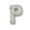 Brass Micro Pave Cubic Zirconia Pendants KK-A300-02P-P-1