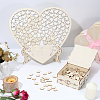 Heart Wedding Guest Book AJEW-WH0609-680-4