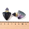 Natural Fluorite Perfume Bottle Pendants G-L623-10G-03-3