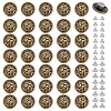 40 Sets Alloy Coin Screw Rivet FIND-PH0060-32AB-1