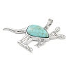 Synthetic Turquoise Pendants G-A176-A10-3