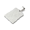 Religion Theme 304 Stainless Steel Pendants STAS-F336-03P-2