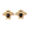 Brass Micro Pave Cubic Zirconia Pendants KK-A284-16G-01-1