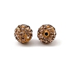 Polymer Clay Rhinestone Beads RB-H284-6MM-Half-246-2