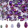 280Pcs 5 Styles Glass Beads Strands GLAA-SC0002-11-1