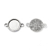 Tibetan Style Alloy Cabochon Connector Settings LS-TIBE-M022-10AS-2