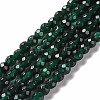Natural Green Onyx Agate Bead Strands G-G882-4mm-A01-2