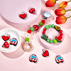 9Pcs 3 Style Hospital Theme Food Grade Eco-Friendly Silicone Beads SIL-CA0001-35-5