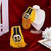 Polyester Tassel Epaulettes AJEW-WH0481-520A-4