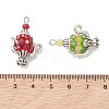 Glass Seed Beaded Pendants PALLOY-MZ01273-4