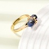 Natural Sodalite Cuff Rings GG-CBA0B5A-03G-07-3