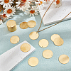 50Pcs Brass Stamping Blank Tag Pendants KK-WR0001-21-4