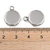 Non-Tarnish 304 Stainless Steel Pendant Cabochon Settings STAS-Z070-01P-02-3