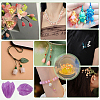 150Pcs Opaque Resin Beads RESI-PH0002-76A-5