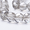 Electroplat Glass Beads Strands X-EGLA-Q092-8mm-A05-3