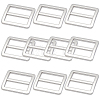 10Pcs Alloy Rectangle Buckles FIND-CY0001-97P-1